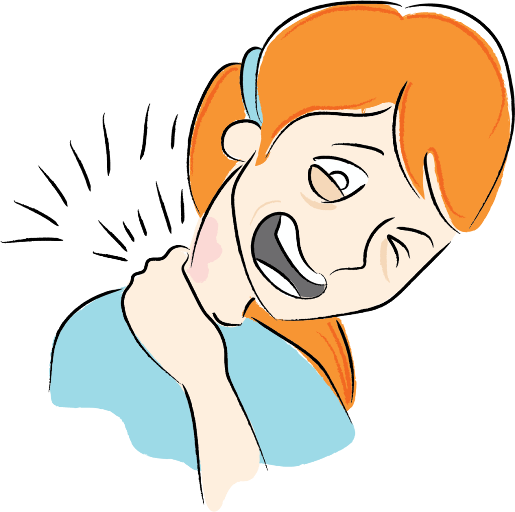 Neck pain vector png pic nakkesmerter